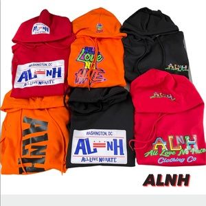 All Love No Hate Hoodies